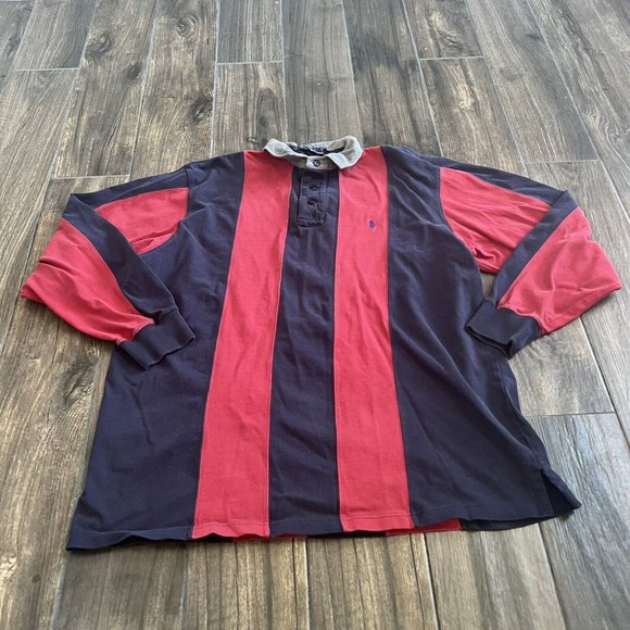 Vintage Polo Ralph Lauren red graphic long sleeve T-shirt